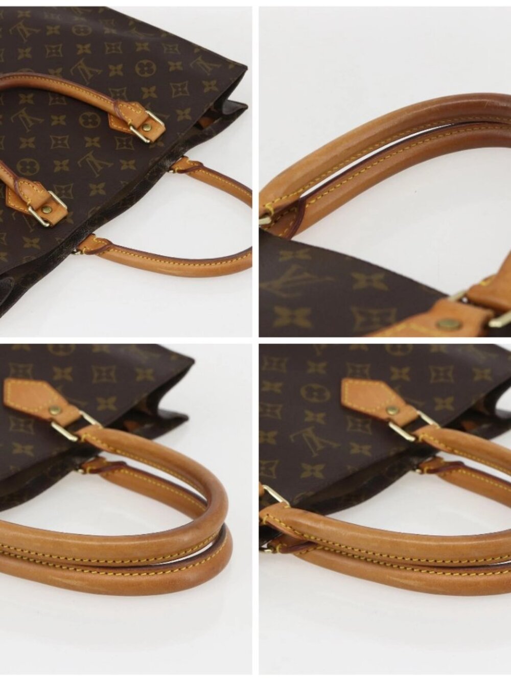 LOUIS VUITTON Monogram Sac Plat Hand Bag M51140 LV Auth am10353 - Picture 16 of 16